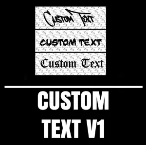 Custom Text decal, weather and waterproof, vinyl decal, custom text