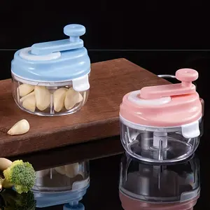 1pc Multifunctional Kitchen Manual Garlic Grinder Seasoning