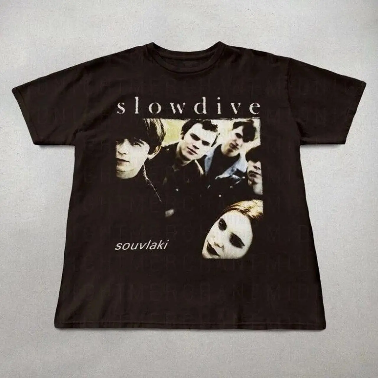 Vintage Y2k Slowdive Souvlaki band T-Shirt, Gift Ideas, Gift For Her, Him