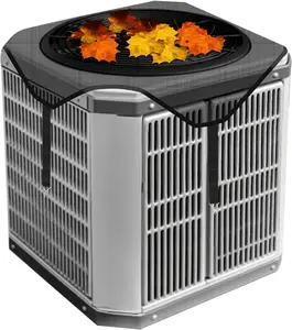 Central Air Conditioner Covers for Outside Units 28'' x 28'', AC Mesh Covers for Outside Unit, AC Unit Cover Outdoor Air Conditioner Condenser Hvac Heat Pump Cover Breathable Top Universal Defender