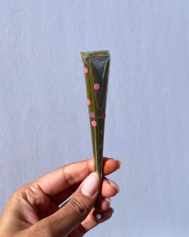 5-pack Henna Squared - Natural Henna Cones - 15-18g - deep maroon color