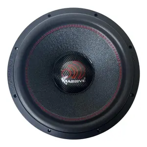 Massive Audio H152X 15" 4000W Peak Dual 2-Ohm 3" Voice Coil DVC Mega Subwoofer