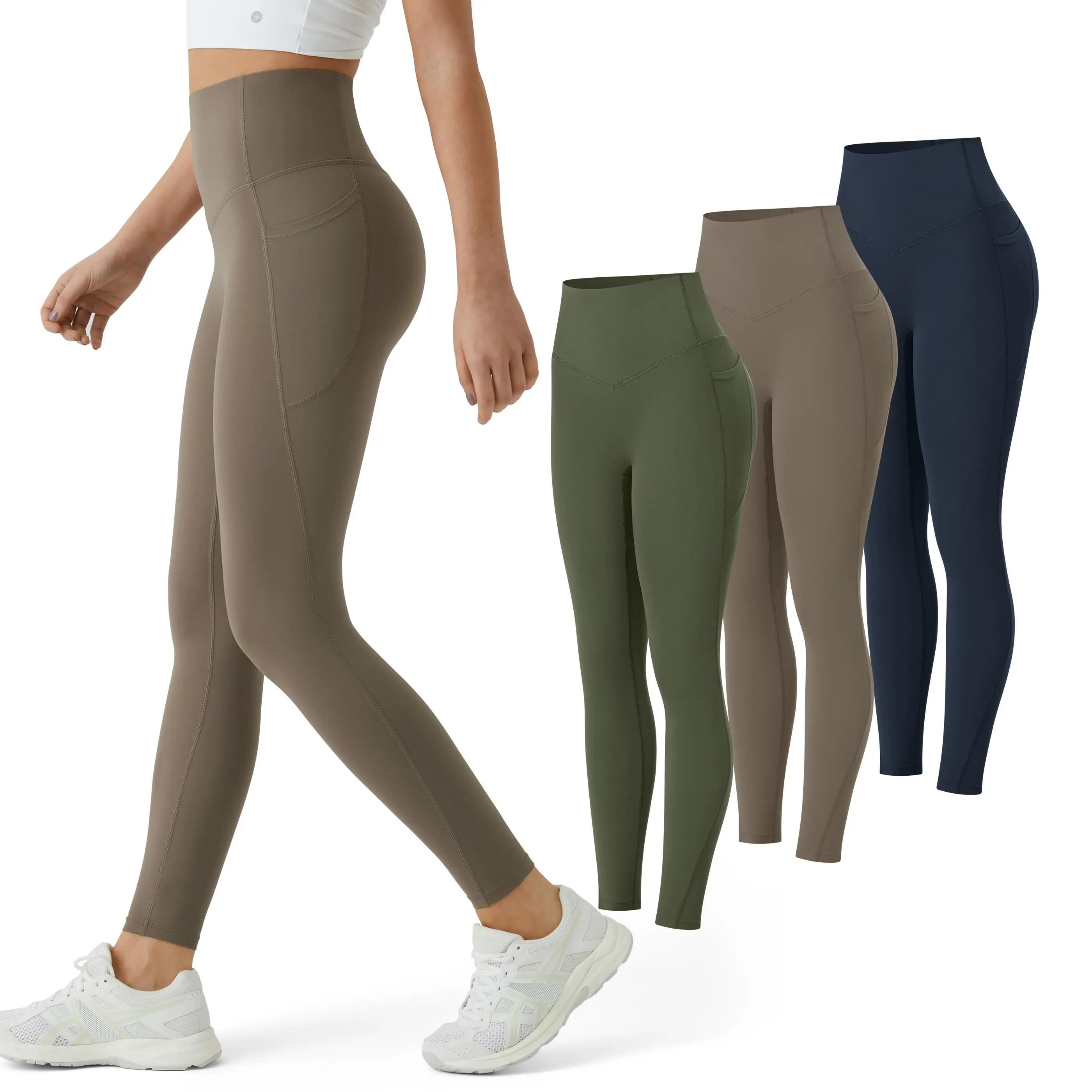 Carbon+Dawn Brown+Deep Woodland Green