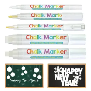 Acrylic Board Dust-Free Water-Soluble Erasable Marker Pen Set, Ideal for Blackboard, Calendar, Glass, Mirror, Window Marking & Drawing