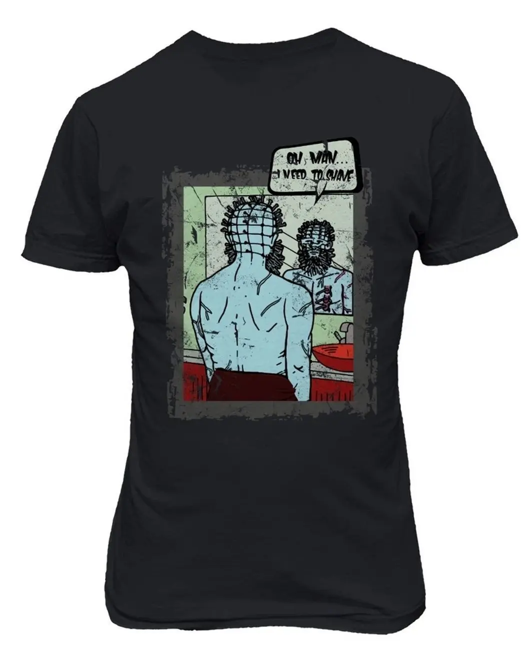 Hellraiser Shirt Pinhead Cenobites Halloween Horror Men's T-Shirt U