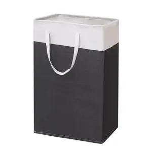 Collapsible Foldable Laundry Baskets Clothes Washing Toy Collection Big Storage with Durable Handles