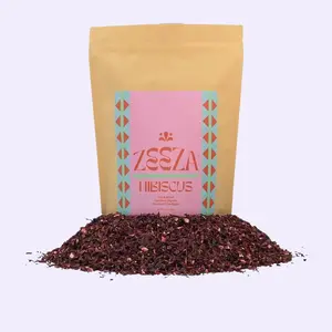 Zeeza Organic Hibiscus Flowers from Egypt – Single Origin Loose Leaf Tea