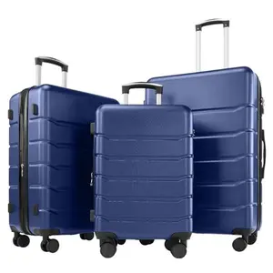 Luggage 20''/24''/28''Luggage, Hard Shell ABS Suitcase with Double Spinner Wheels, Lightweight Expandable Rolling Luggage with TSA Lock