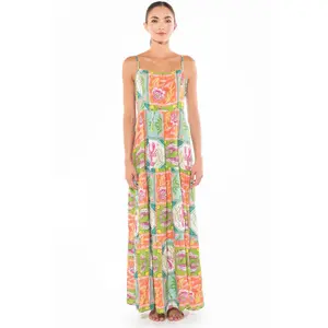 AM Azalea Dress Caribbean Postcards