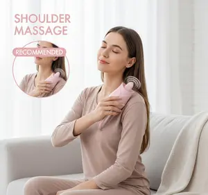 Cervical Massager Electric Massage Pillow for Women Focuses on Shoulders Neck Relief Home Use Valentine's Day Christmas Gift