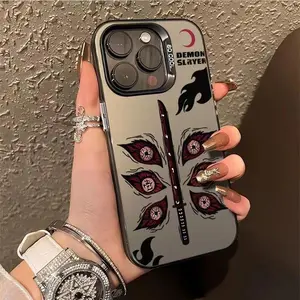 Anime D-Demon Slayers Akaza Phone Case For iPhone 17 16 15 14 13 12 11 Pro Max Plus X XSMAX Matte Back Cover,Protection Protector.QXD808
