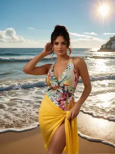 Sage Green Textured Two Piece High Waist Bikini Set for Women, Criss Cross Back Bathing Suit, Summer Beach Pool Swimwear