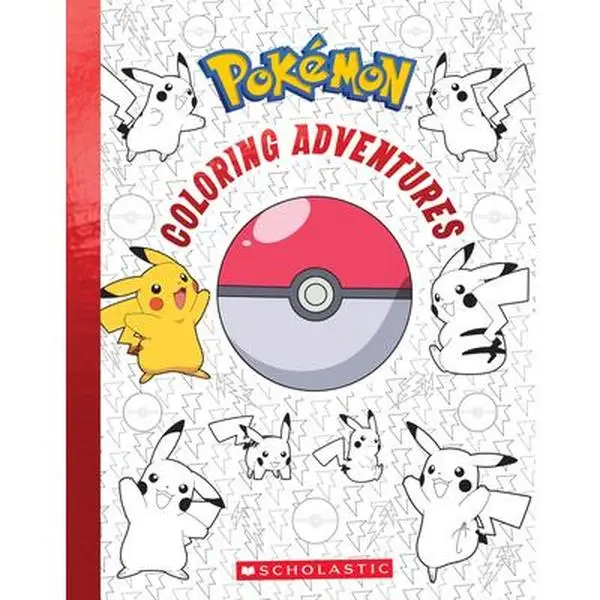 Pokémon Coloring Adventures Coloring Gift Book - Scholastic, Paperback