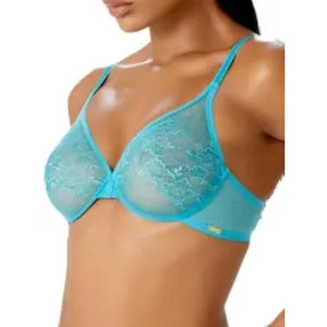 Glossies Lace Sheer Moulded Bra