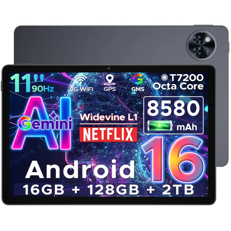 U11(2025) Android 15 Tablet with Keyboard,11 inch Android Tablet