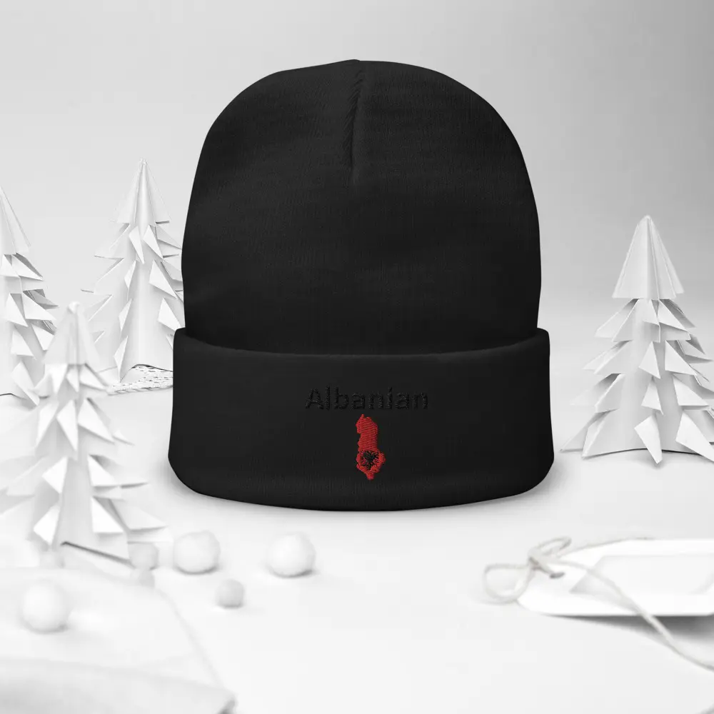 Albanian Embroidered Beanie