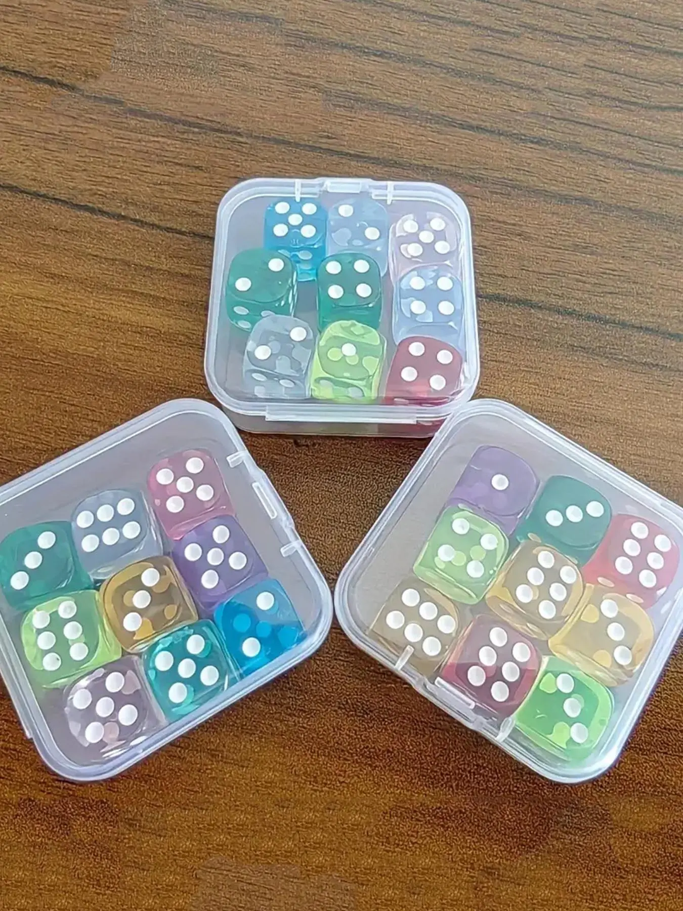 1set Transparent Dice, Color And Sieve, Early Education Enlightenment Supplies, Children's Enlightenment Gifts, Digital Educator supplies, Can Be Used For Enlightenment Teaching, Leisure And Entertainment, Children's Toys,  Home Decorations