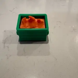3D Printed Dumpster Fire Clicker