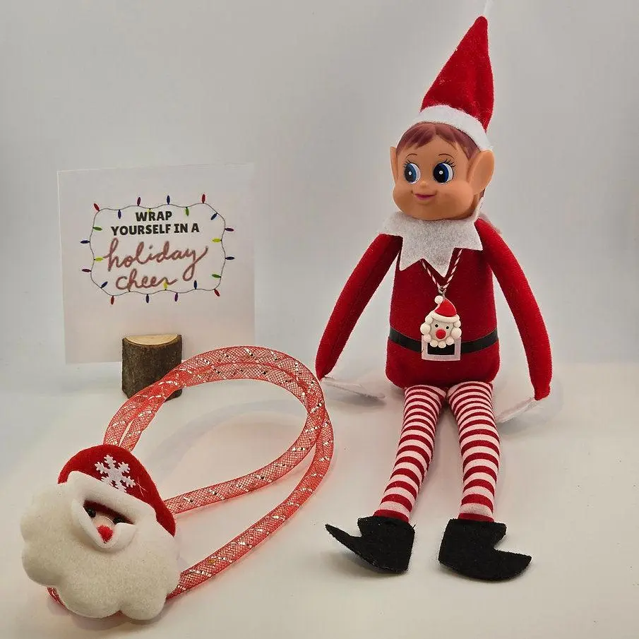 The Original Christmas Magical Elf Kit - 24 or 12 Days Ready to Go, for First-Time and Returning Elf Families, Includes Arrival Letter & Goodbye Letter Photo Props