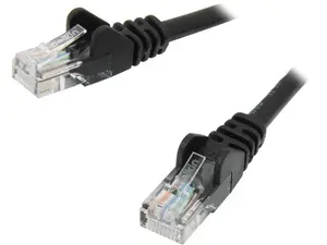 Belkin Cable,CAT5E, RJ45, M/M, Ethernet Patch Snagless, A3L791BT02MBLKS, Black