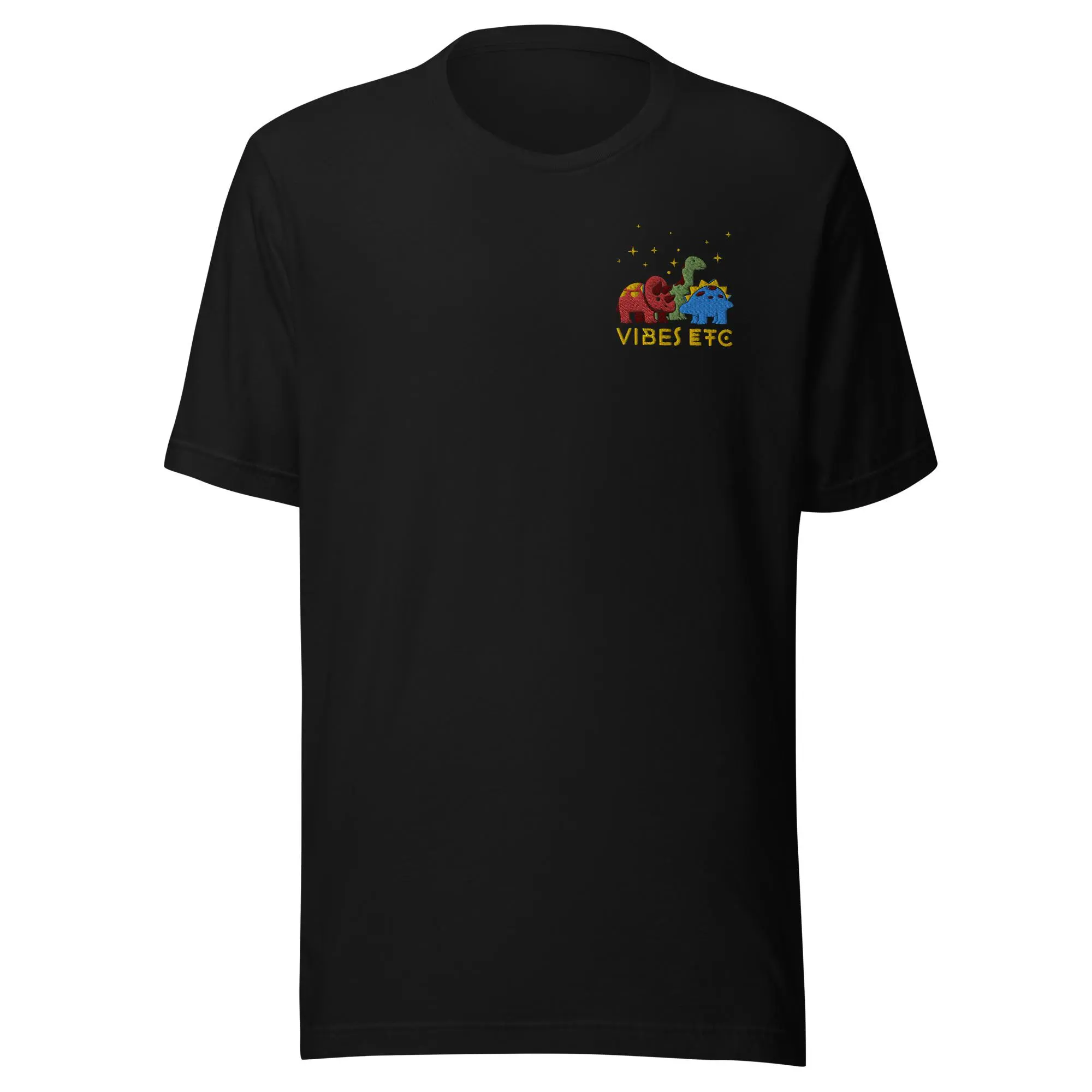 dinosaur herbivores embroidery | t-shirt