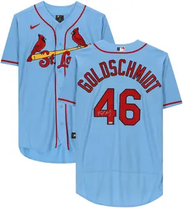 Paul Goldschmidt St. Louis Cardinals Autographed Powder Blue Nike Authentic Jersey - Fanatics Authentic Certified