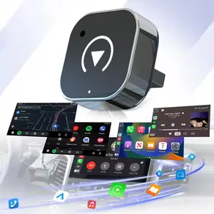 Wireless Car Adapter, Portable Bluetooth-compatible Connector for iPhone & Android, Smart Car Electronics Accessory, Wireless Vehicle Adapter