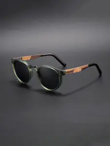 Elegant Spring Hinge Sunglasses with Wooden Legs, Unisex Casual Style, Perfect for Driving, Cycling, Festivals, Beaches, Parties