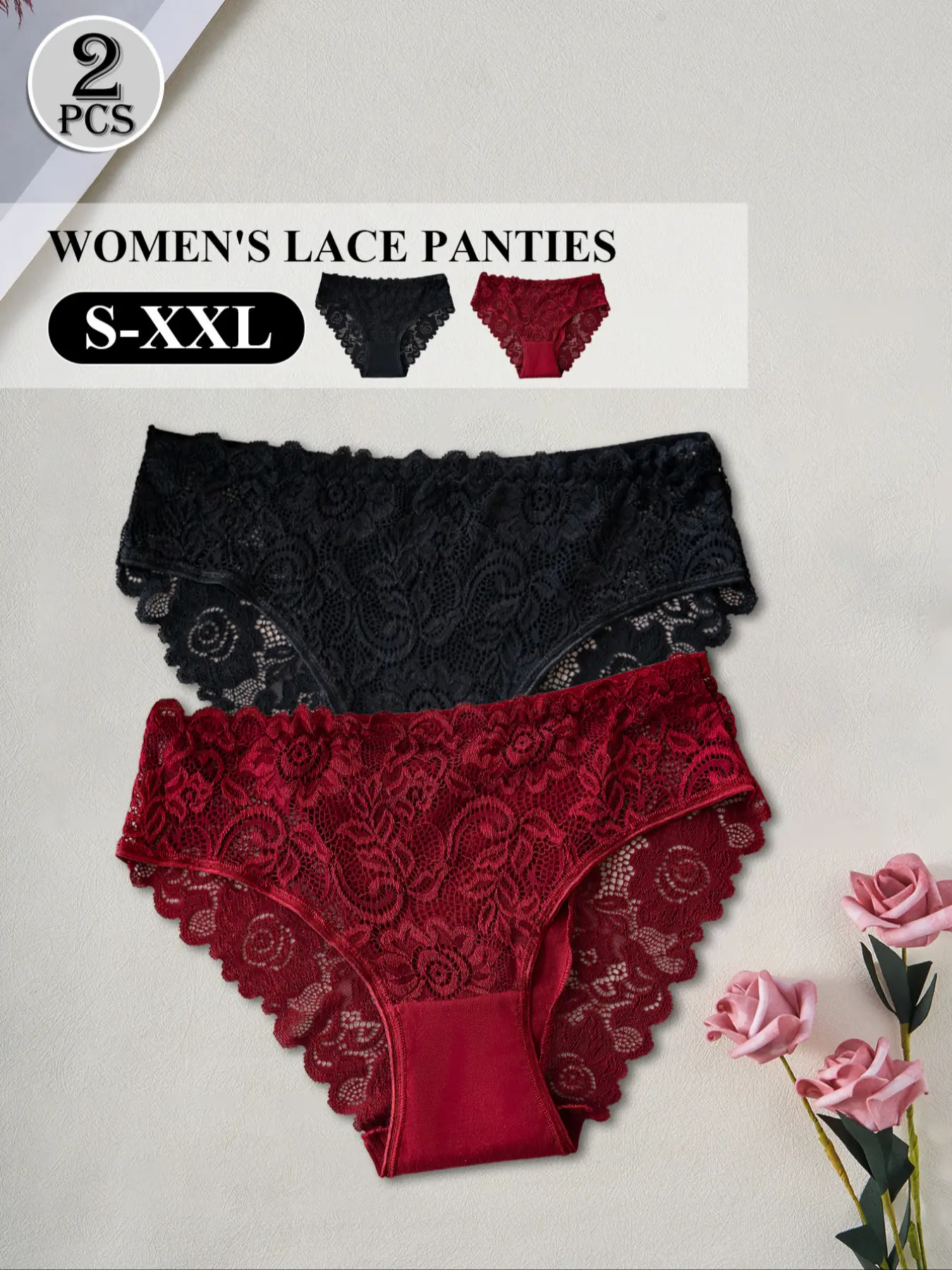 Stop Itchy & Sweaty Underwear! Women's Breathable Cotton-Like Panties, Fashion Comfy Underwear | High-Waisted, No Roll, All-Day Comfort | Perfect for Yoga, Work & Sleep | Limited Time Offer with Free Returns! Grab Yours!