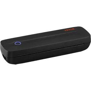 VEVOR Portable Printer - 2600mAh Battery, 203 DPI, Bluetooth Inkless Mobile Printer for A4, A5 & 8.5" x 11" Thermal Paper, Compatible with iOS, Android & Laptop, Ideal for Travel, Office & Home Use