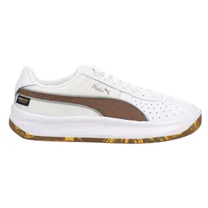 PUMA Mens Gv Run Along Cordura Lace Up Sneakers Shoes Casual - Brown, White