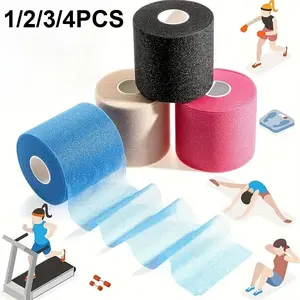 Skin Base Film Foam Bandage Cotton Sponge Wrist Elastic Bandage, Breathable Water-Resistant Universal Sports Tape, All Seasons Use, Elastic Athletic Tape