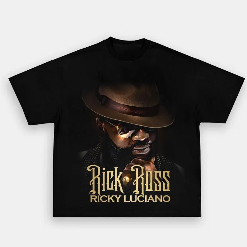 Rick Ross Vintage Luxury Rap Graphic Tee Rather You Than Me MMG Fan Collection Shirt HY5727