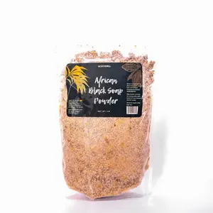 Northshea African Black Soap Powder - 1 lb Natural Body Care for Cleansing & Skin Comfort - Handmade in Ghana with Cocoa Pods Coconut & Shea Ingredients