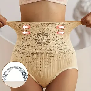 Seamless Tummy Control Underwear for Women – High Waist Shaper Panties with Abdominal Support, Invisible & Comfortable All-Day Wear for Postpartum & Everyday Slimming