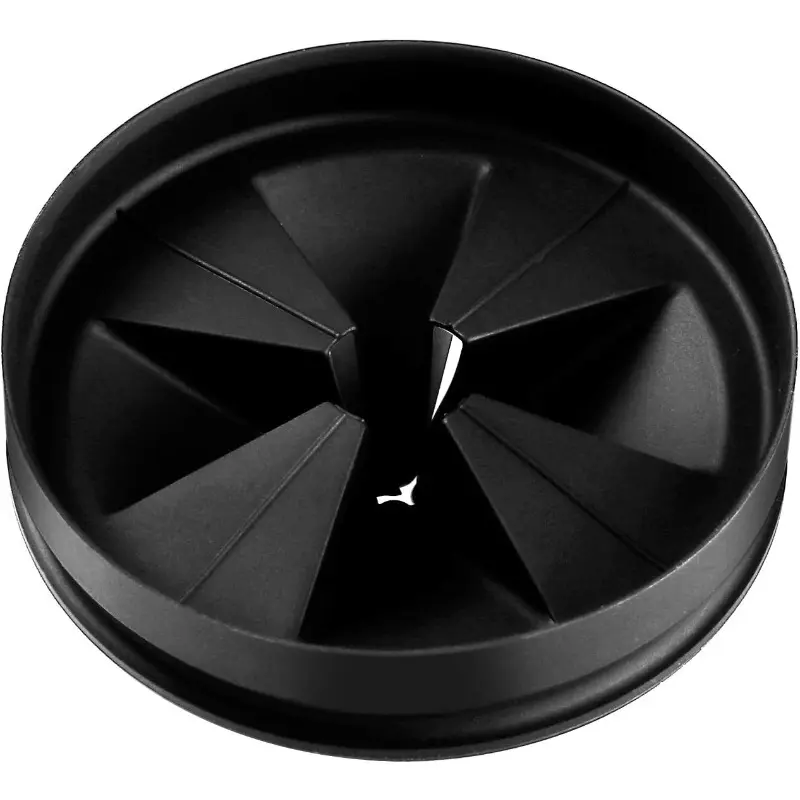 Sink Baffle QCB-AM, Replacement for Evolution Series, Garbage Disposal Splash Guards, Quite Collar, Drain Plugs, Disposer Accessories 3.25Inch (Black (1pcs))
