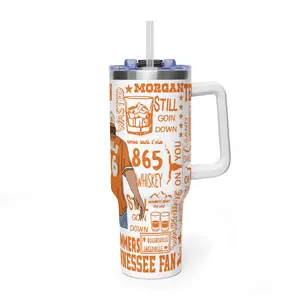 MW 40oz Stainless Steel Insulated Tumbler With Handle, Gift For The Still The Problem Tour 2026, Western Cowboy Aesthetic Mug, MW 865 Merch Fan Gift, Lifestyle Drinkware, Concert Inspired Travel Cup With Straw, Music Lover Gift Idea, Cowgirl Style Tumbler