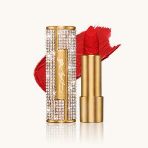 Dolly Parton Heaven's Kiss Lipstick Makeup - Satin Finish, Moisturizing, Lightweight, Vegan, Paraben-Free, Rhinestone-Studded Case