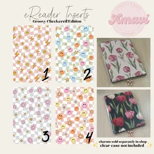 Kindle Insert Groovy Checkered Edition - Smartphone Device