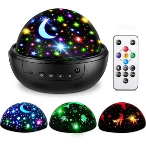 Night Light for Kids, 93 Lighting+3 Films Kids Night Light Projector, Remote+Dimmable Star Projector for Kids, 360° Slient Star Lights for Ceiling Projecor, Baby Night Light Projector,Gifts