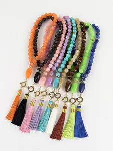 Muslim Modesty Prayer Beads 33pcs Faceted Round Bead Bracelet, Arabic Muslim Handheld Praying Beads, Islamic Religious Jewelry