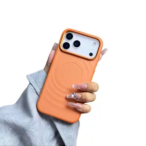 Starburst Series Wave Pattern for iPhone 17Promax16 3D Fashionable Wave Pattern Phone Case