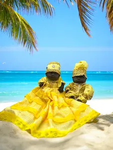 Ibeyis Jimaguas de Oshun Niña y Niño / Ibeyis Jimaguas of Oshun Girl & Boy