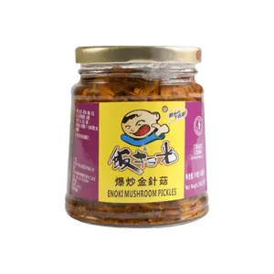 FSG Stir-Fried Enoki Mushrooms - Savory & Spicy Rice Topping, 280g