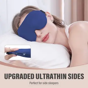 Slow Rebound Sponge Eye Mask, Lightweight 3D Light Blocking Sleep Eyemask, Suitable for Boys Girls, Holiday Gift