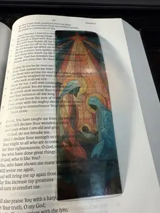 Stained Glass Transparent Bookmark Set 2 - Christian Scripture Bookmarks