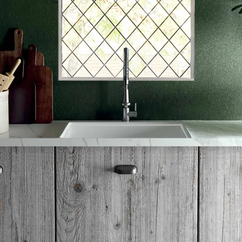 30-Inch White Fireclay Kitchen Sink - Undermount or Drop-In Installation Design