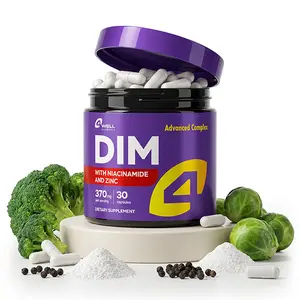 4Well DIM Complex 370mg — Clear Skin & Hormone Balance Support | DIM + Zinc + Niacinamide + BioPerine | Estrogen, Mood, Energy & Sleep
