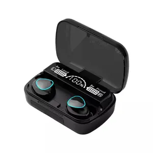 LmtLessDeals Bluetooth Headphones True Wireless Earbuds  With  Wireless Charging Case IPX 7 Waterproof   Stereo Earphones In-Ear Touch Control Long Endurance  headsets M10 VS.1 Audio Cancelling