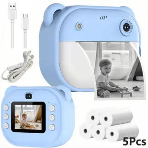 For selfie enthusiasts, the Polaroid camera is a daily aesthetic ritual Student daily life records, travel memories with friends, or dating memories with a partner Equipped with an automatic exposure system The best gift!